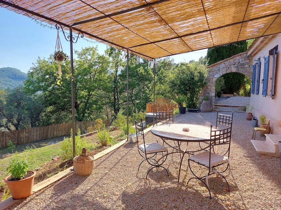 Maison A La Campagne Avec Spa Et Piscine Tourrettes-sur-Loup Luaran gambar